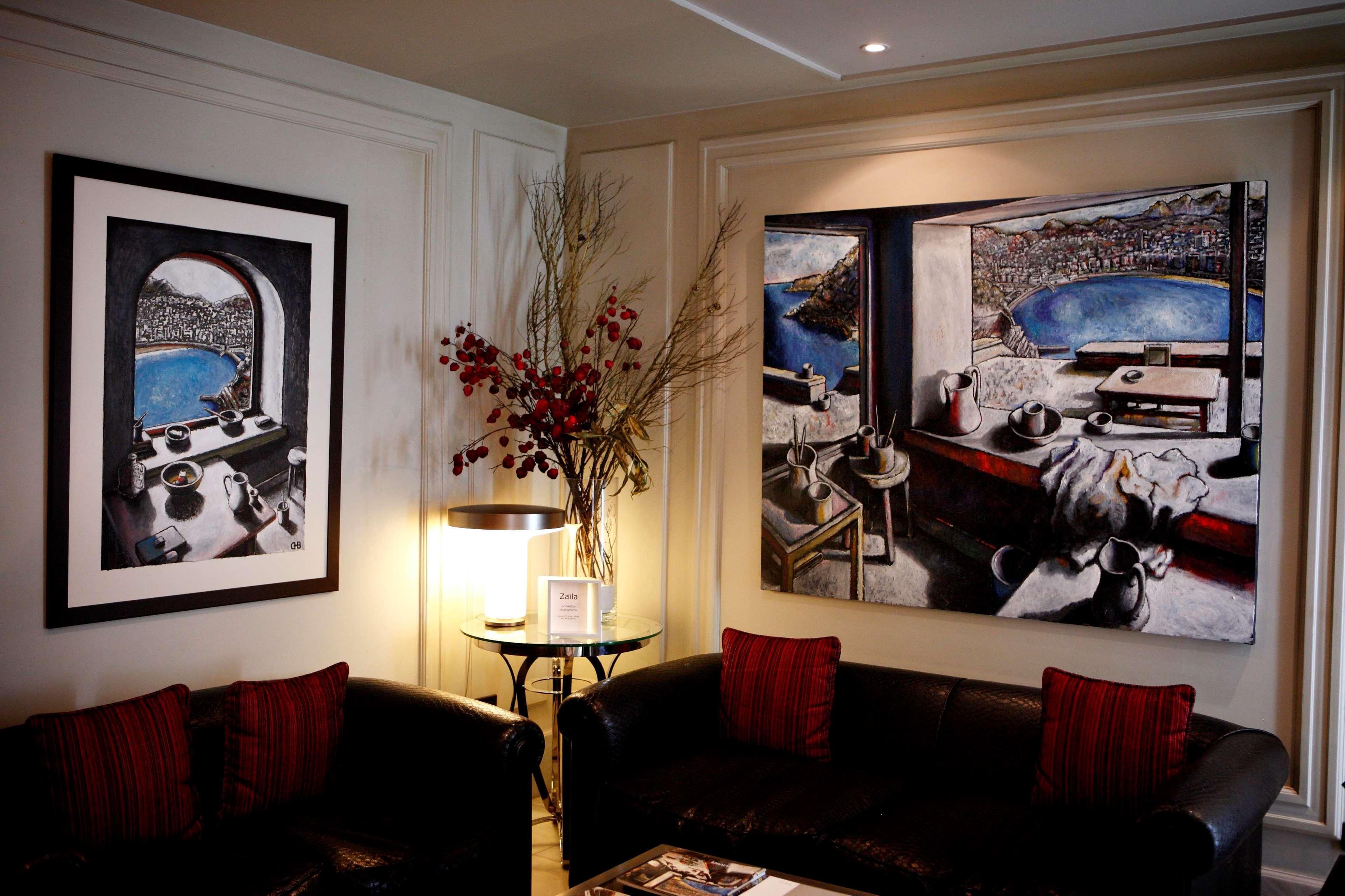 Hotel Lopez De Haro Більбао Екстер'єр фото Interior of the restaurant